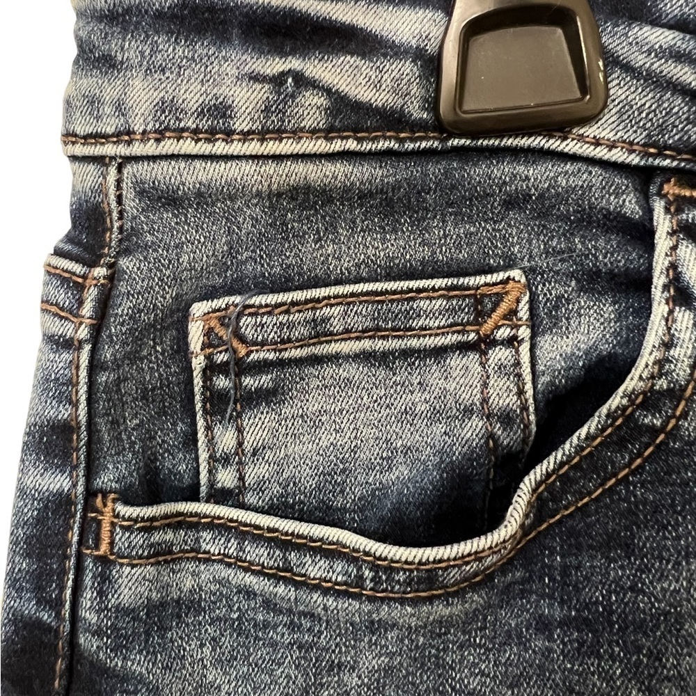 JUSTICE HIGH RISE LADYS JEANS WAIST SIZE 34” INCHES. INSEAM 27 1/2” INCH☑️ - Picture 8 of 15